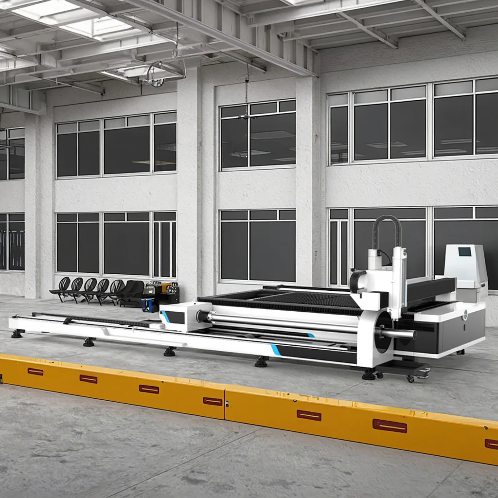 

1530 Metal Pipe Sheet Fiber Laser Cutting Machine 4000W 6KW Tube Laser Cutting Cypcut for Sheet Metal Parts Fabrication AI