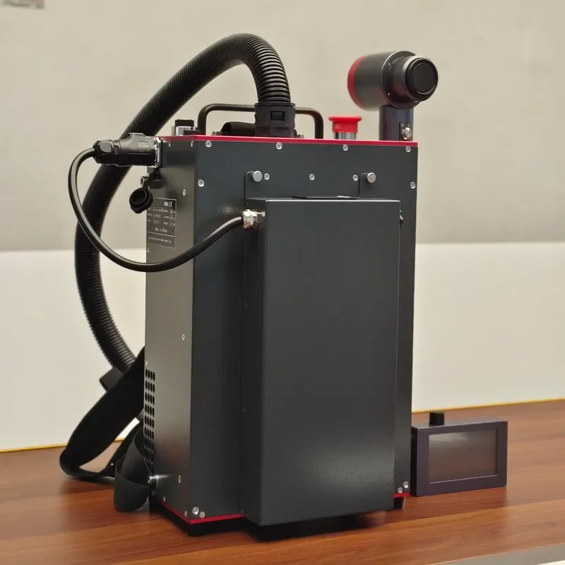 Portable Pulse Cleaning Machine Backpack 300w Pulsed Cleaner Wood Cleaning Paint Metal Rust Paint