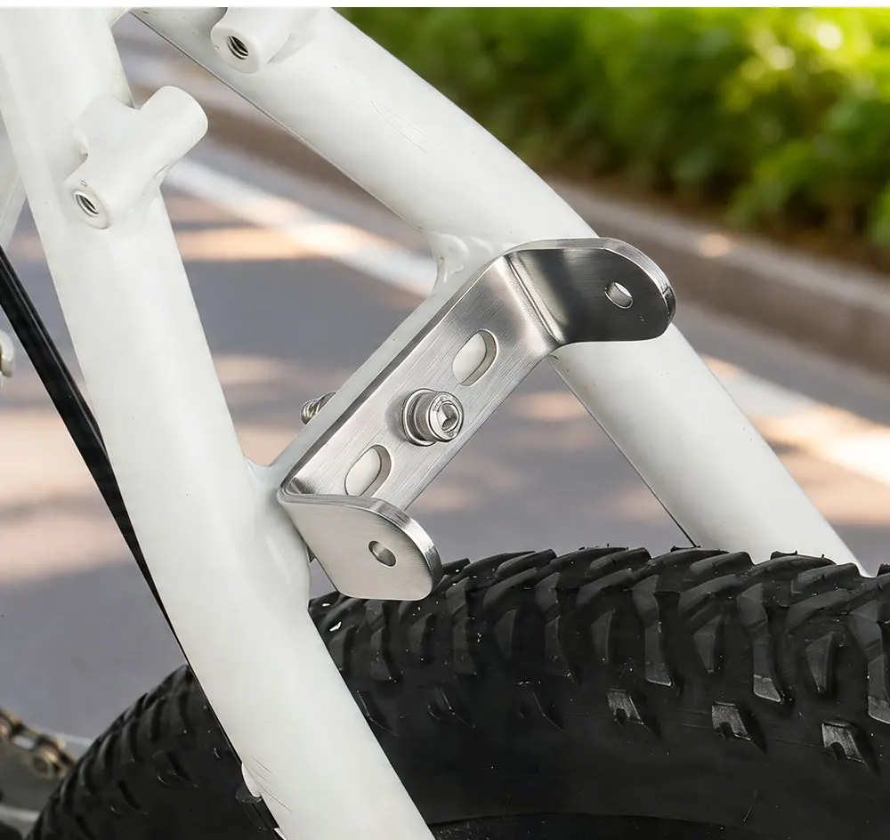 Deemount U-förmiger Fahrrad-Sattelstützen-Trägeradapter, Konvertierungs-Halterung, Edelstahl-Fahrrad-Heckträger – Detail 11
