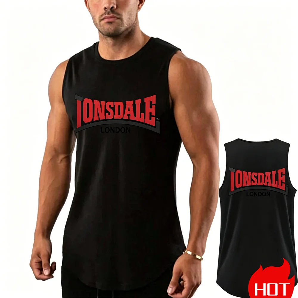 Sommer-Fitnessweste für Herren, schnell trocknendes, ärmelloses Lauf-T-Shirt, Gym-Weste, atmungsaktive Sport-T-Shirts und Tank-Tops für Herren