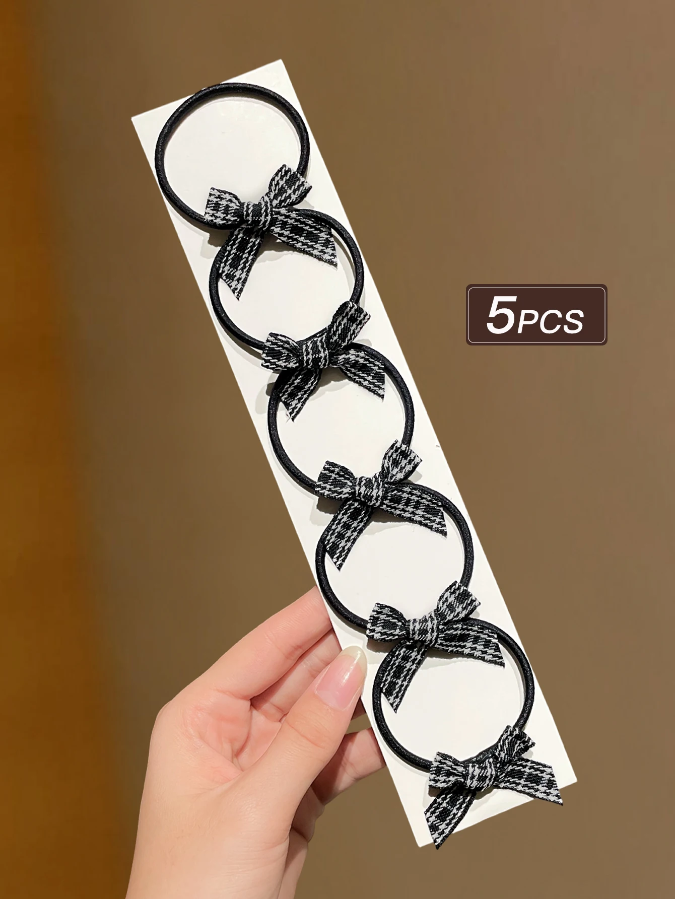 5 قطع من ربطات الشعر النسائية ذات الذيل العالي غير التالفة، أربطة مرنة للاستخدام اليومي، توصية هدية مثالية