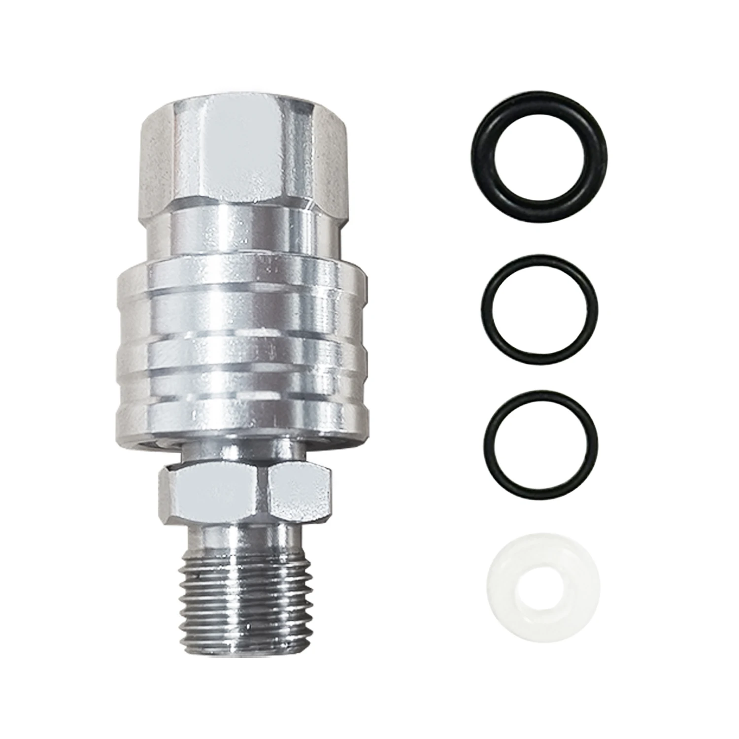

1/4 Inch Airless Spray Gun Quick Connect Fitting, High Pressure Paint Sprayer Hose Adapter Connector Replacement Parts