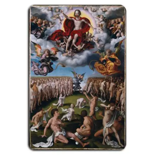 Judgment Day: A Celestial Masterpiece-Aluminum-tin sign