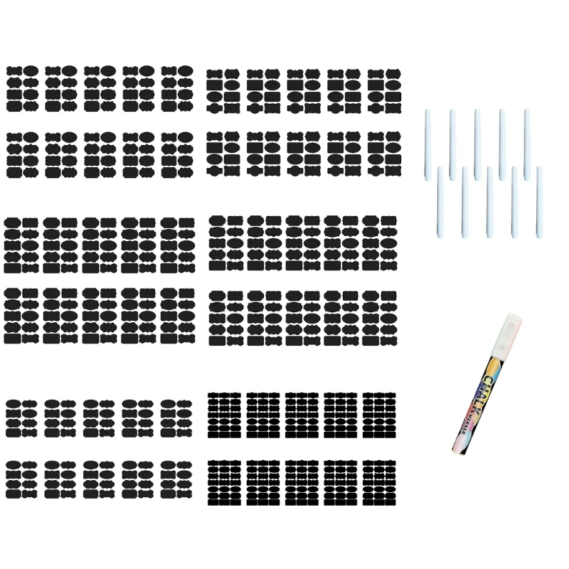 Handy Chalkboard Label for Ensuring Neat Identification Easy Retrieval Removable