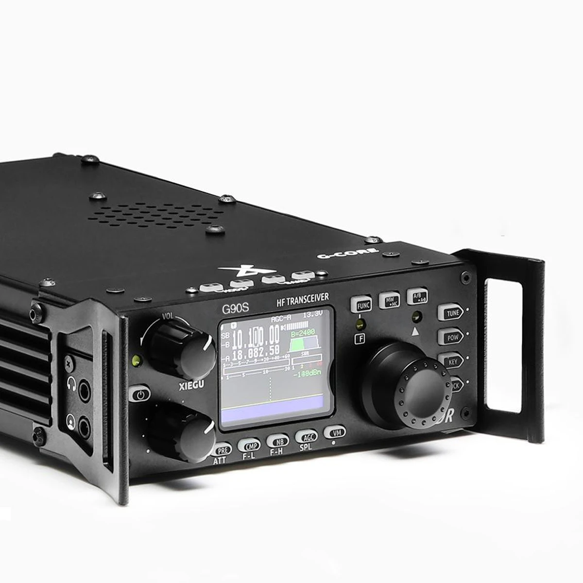Xiegu G90S 20W 0.5-30MHz HF SDR Transceiver SSB CW AM Built-in Auto Antenna Tuner for Ham Amateur Radio