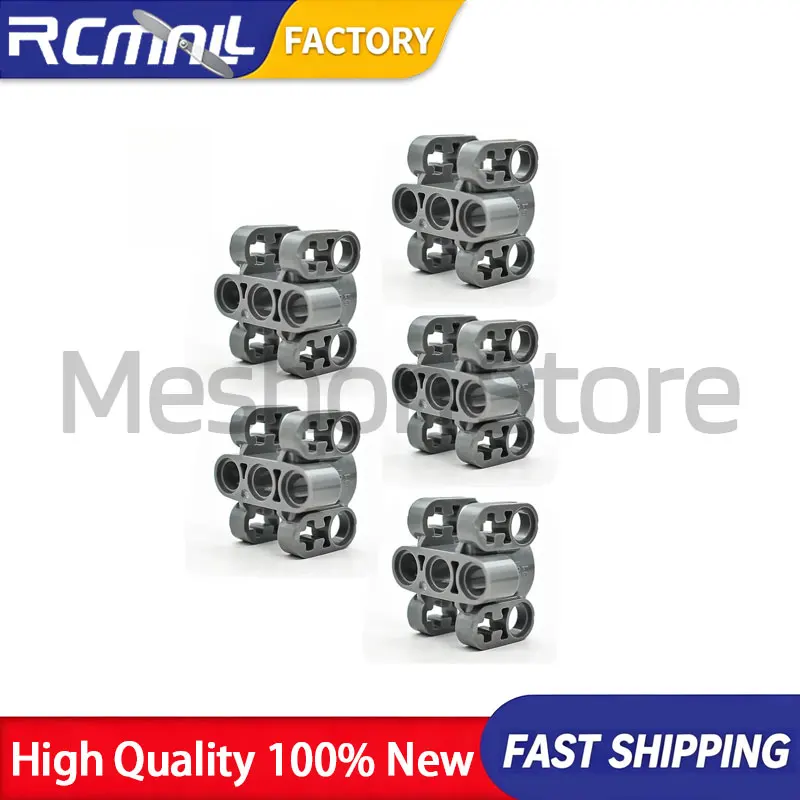 Building Blocks Dark Gray Self-Locking Bricks Mechanical Component Assembly Kit for Adult Collectors