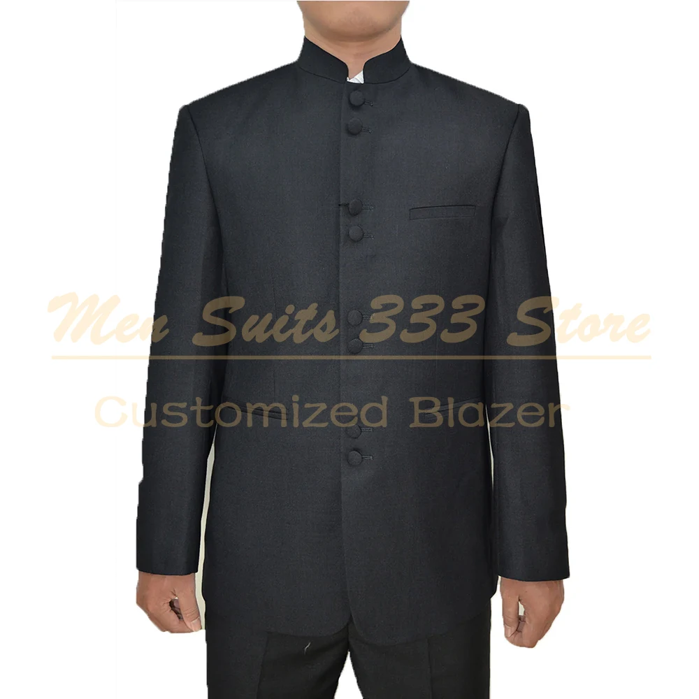 

Темно-серые мужские костюмы из двух предметов, однобортный приталенный пиджак, брюки, высококачественные комплекты мужской одежды по индивидуальному заказу, костюм Homme