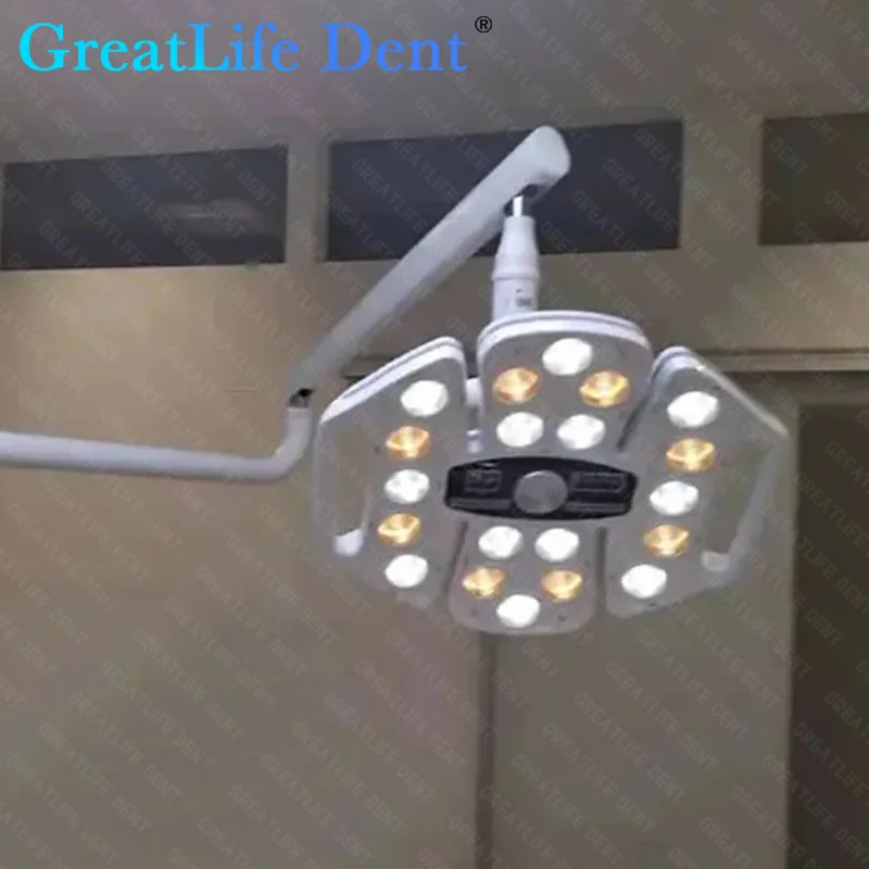 GreatLife Dent 25w 20 Led bulbs 120000Lux Pet Surgery Operation Shadowless Ceiling Wall-Mounted Surgical Exama Dental Lamp Light