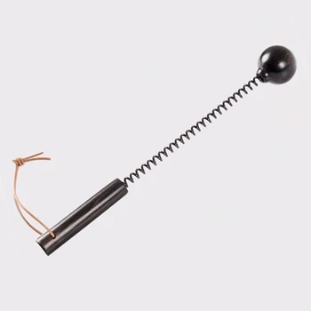 Balle ronde d'équitation en bois de santal violet, fouet à cheval, travail manuel, fessée, équipement de chevalier, chauve-souris, 36cm