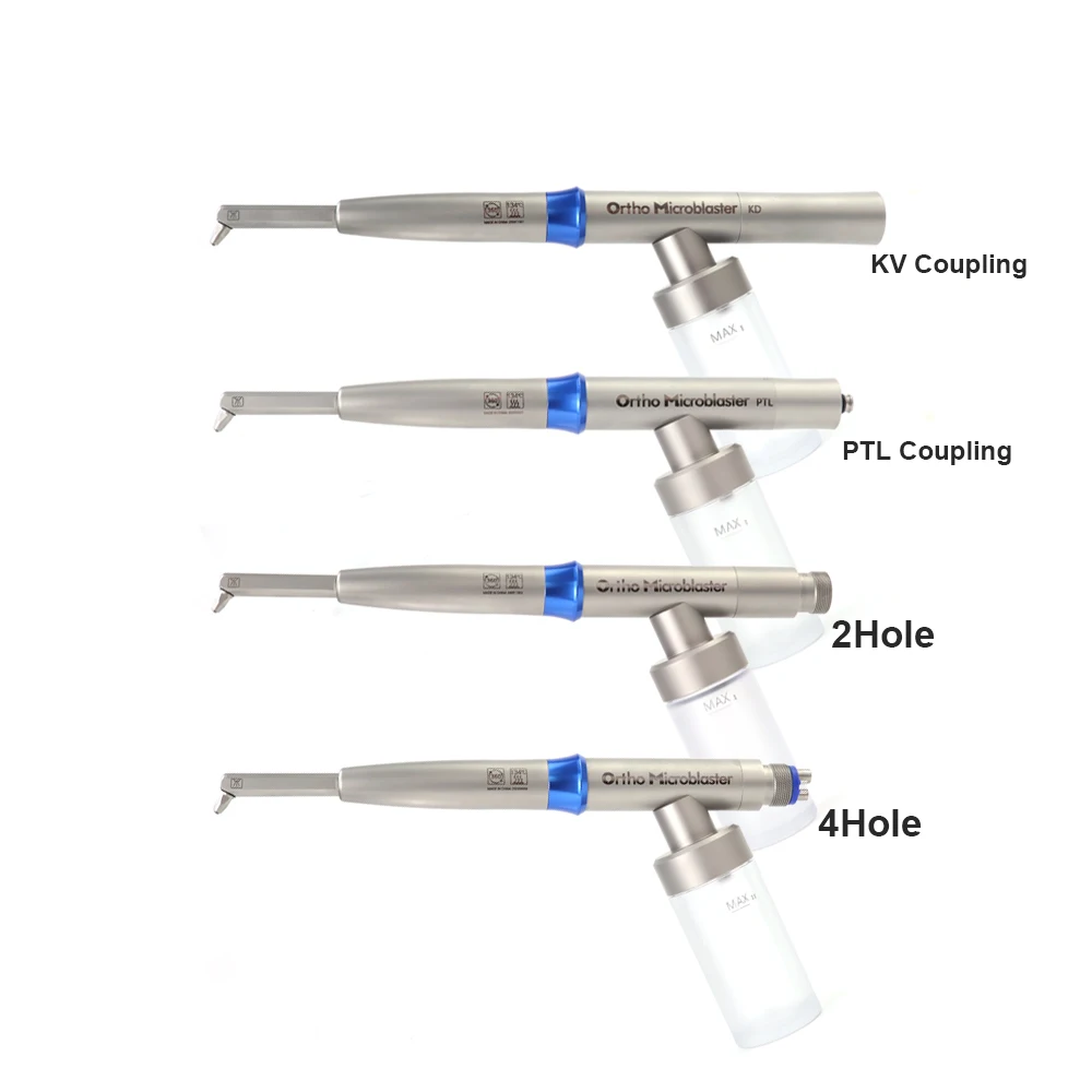 الأسنان 2in1 الألومنيوم أورثو Microblaster رش المياه Microetcher الرملي الألومينا بندقية ربط 2/4 حفرة KV/PTL المقرنة