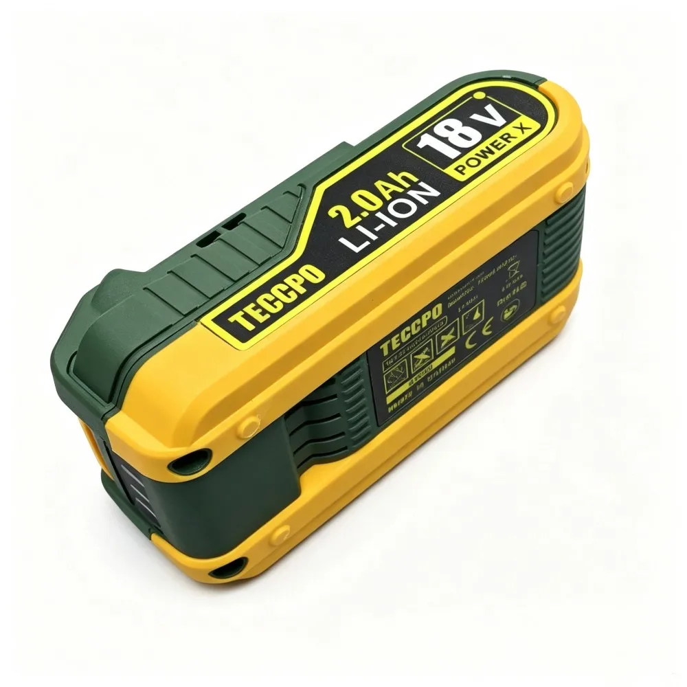 100% Original 2000mAh für TECCPO 18V MLK5X-1104 HS40 2104N Elektrosäge Schraubendreher Schleifmaschine Elektrowerkzeug-Akku