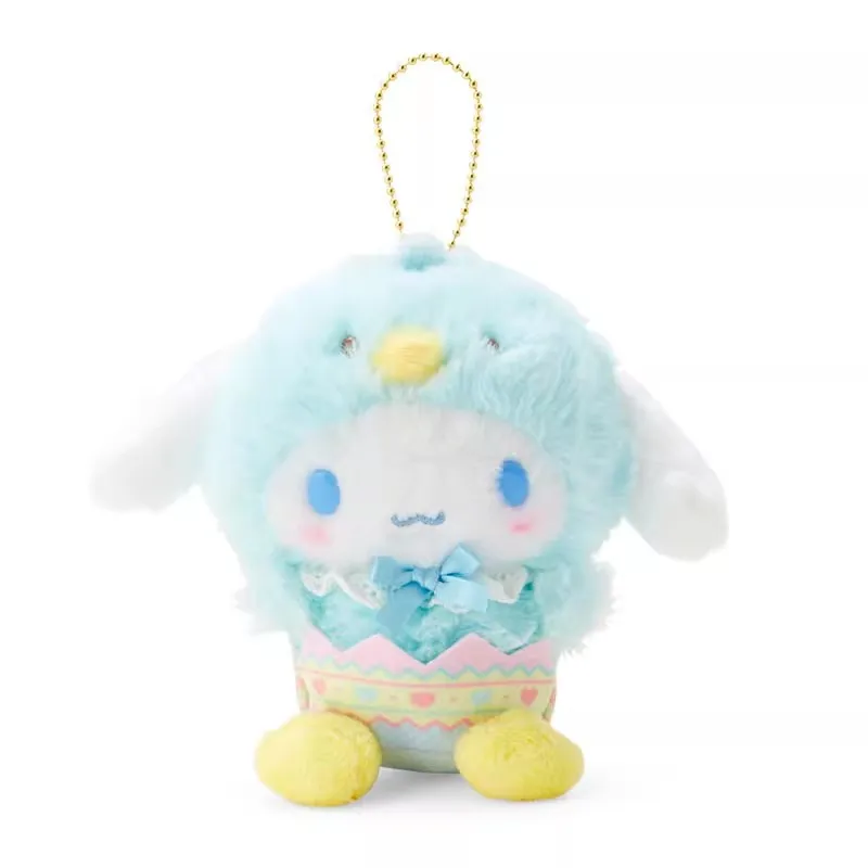 Hello Kitty pâques transformé en un poussin cannelle Kuromi ma mélodie Pochacco pendentif en peluche filles sac à dos porte-clés cadeau