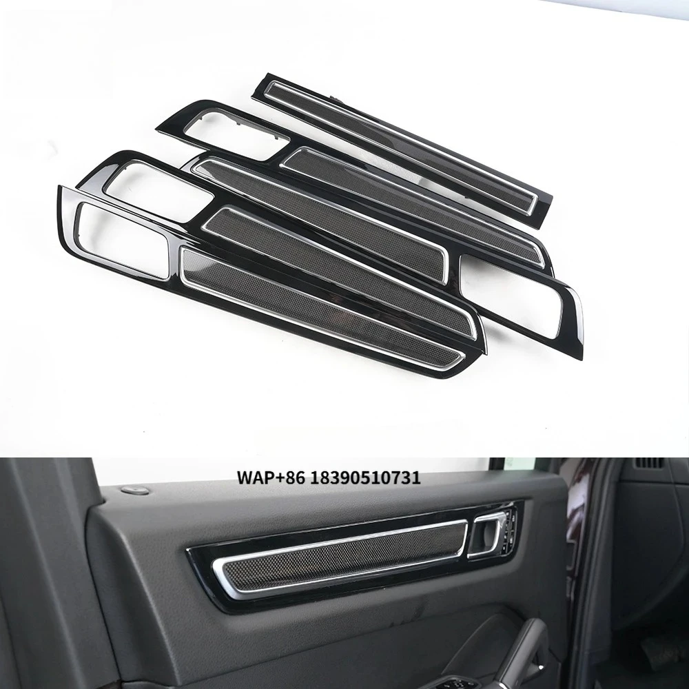 

Left-hand ABS Replacement Drive Car Door Carbon Fiber Interior Trim Kit for Cayenne 2018-2023