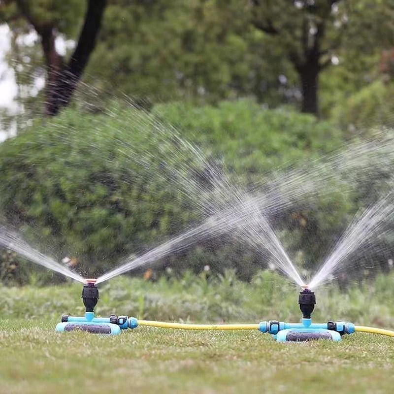 360 Degree Automatic Rotating Irrigation Sprinklers Garden Lawn Rotating Sprinkler Scattering Nozzle