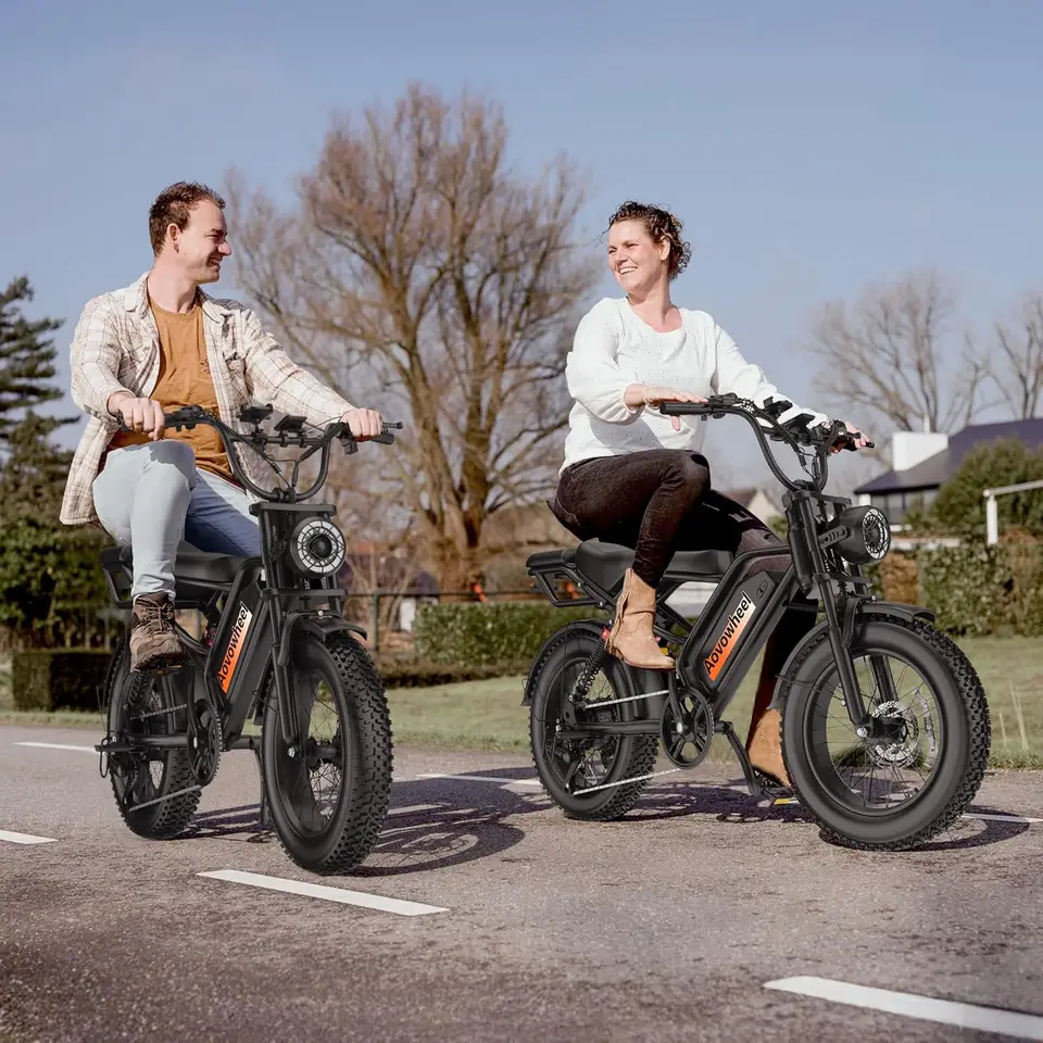 2026 New 1500W Electric Bike 20" Fat Tire 31mph Top Speed 70 Miles Range for Road Sand Mountain Snow Electric Motorcycle image 9