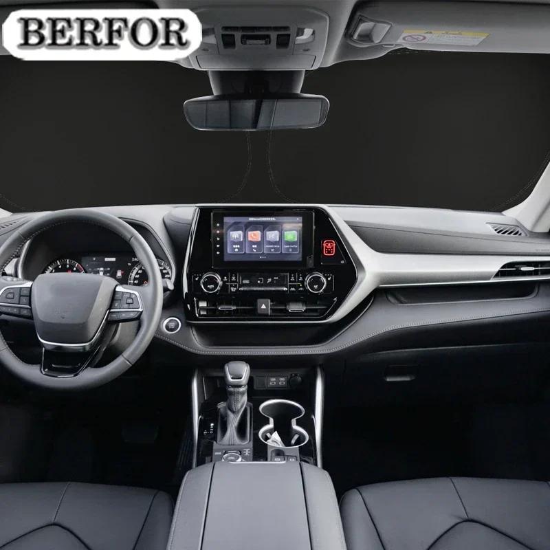 

Для Toyota Highlander 2020-2023 XU70: Солнцезащитный козырек на лобовое стекло (нано-изоляция), аксессуары для авто