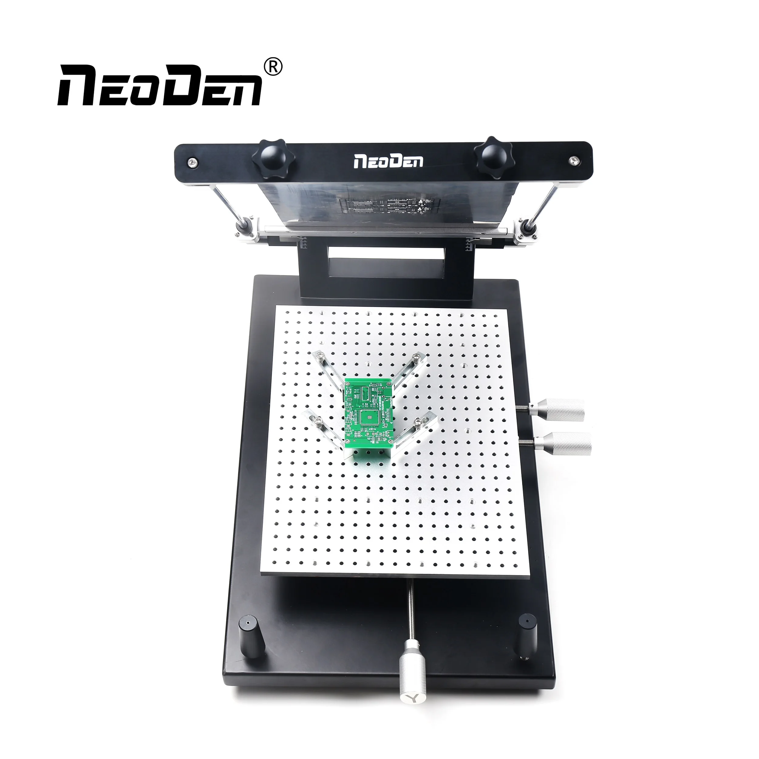 SMT Manual Stencil Printer for PCB Assembly FP2636 Support Frameless Stencil