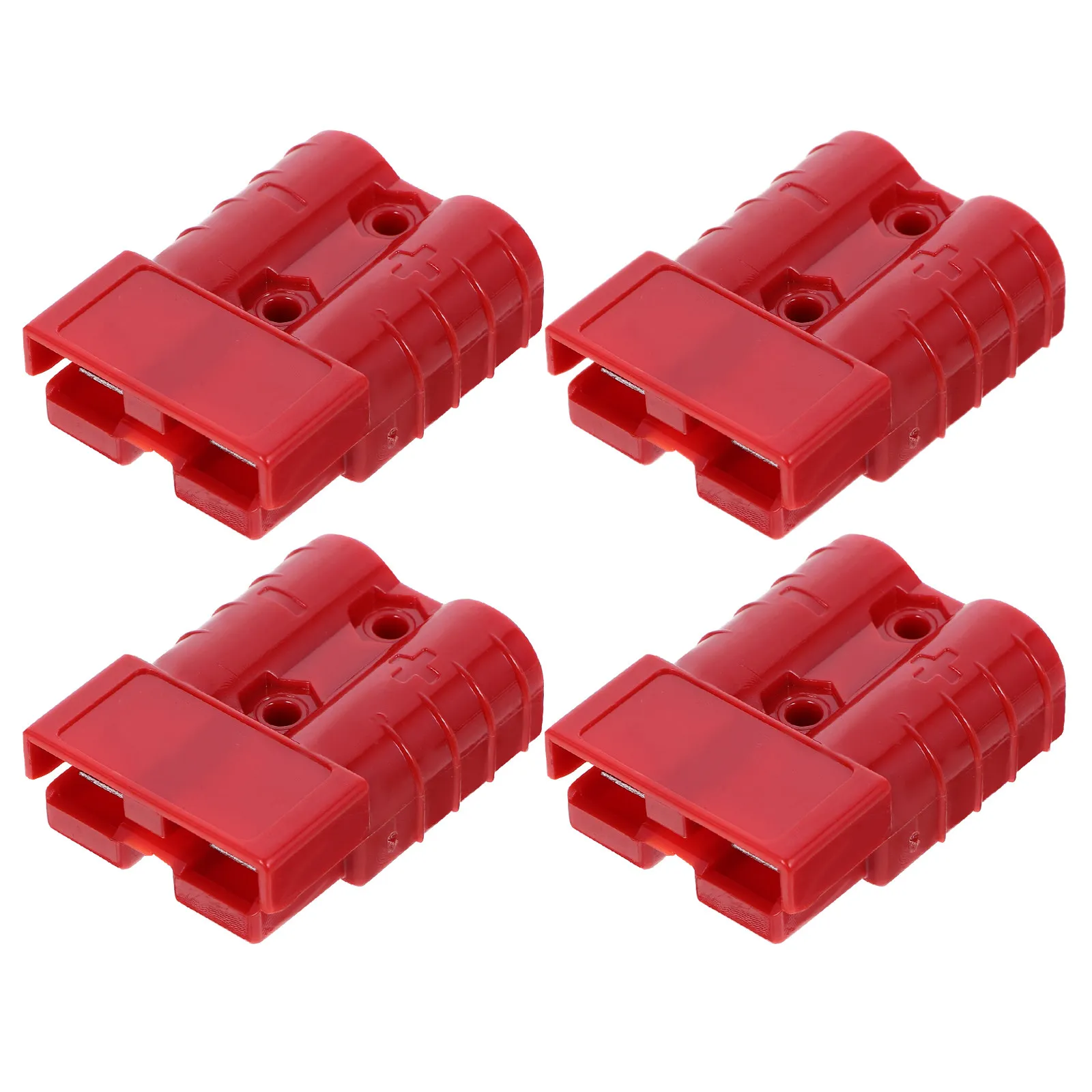 

4Pcs 600V Connector 50 Amp Power Connector Red Quick Disconnect Plug for Trailer Winch Quick Disconnector