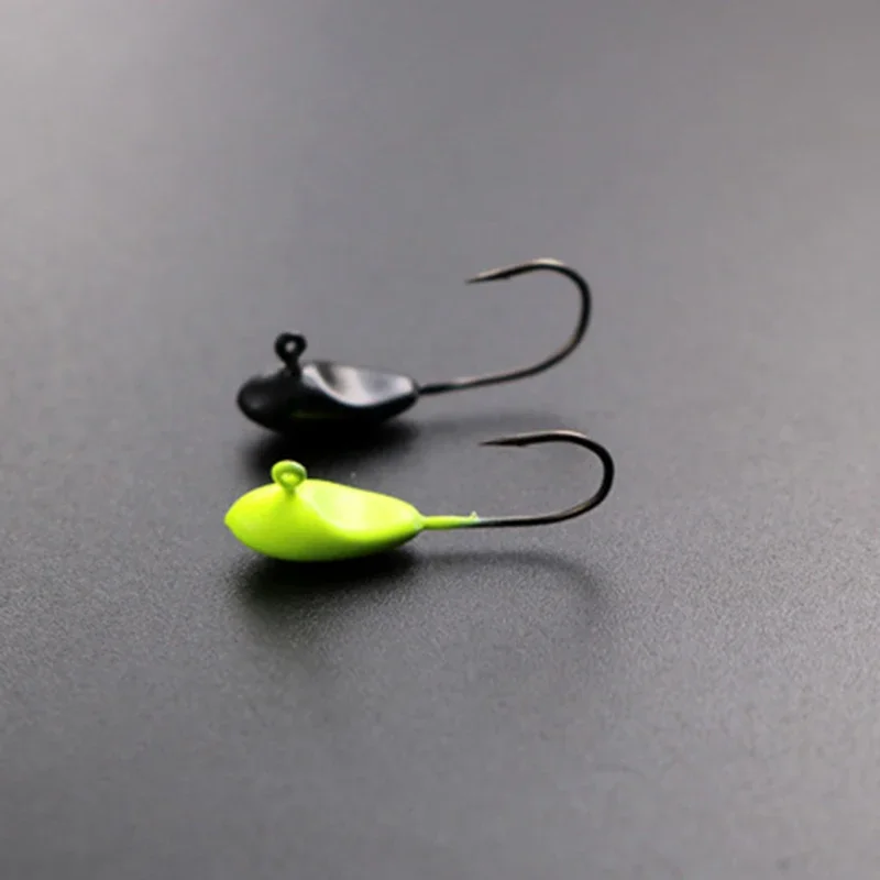 5szt Haczyki wędkarskie z główką jigową 0.5g 0.7g 1.1g Mini ołowiana główka jigowa Ice Bass Carp Fishing Jig Miękka przynęta Zimowe akcesoria