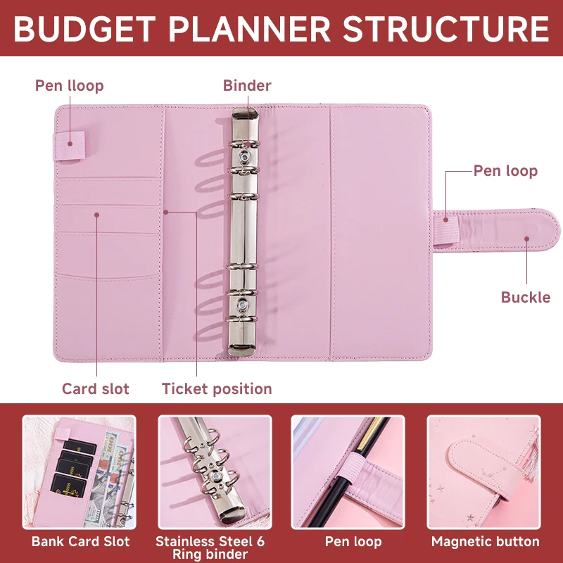 Okładka na notatnik A5 A6 z brokatowymi gwiazdami DIY, okładka na dziennik, planer, okładka na papier, artykuły szkolne — zdjęcie produktu 5