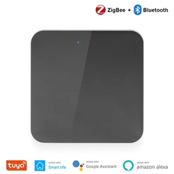 Tuya ZigBee 3,0 умный шлюз-концентратор, многорежимный умный домашний мост, Wi-Fi, Bluetooth, приложение, беспроводной пульт дистанционного управления для Alexa Google Home