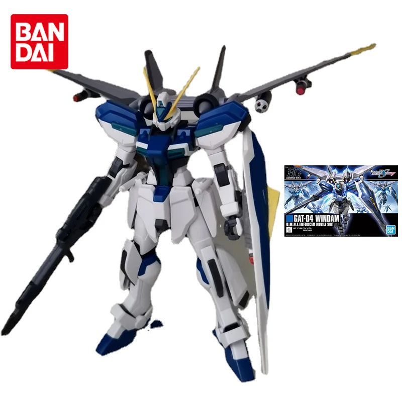 Bandai Gundam Model Kit Anime Figure HGCE SEED GAT-04 Gundam Windam Genuine Anime Figure Collection Decoration Children Toy