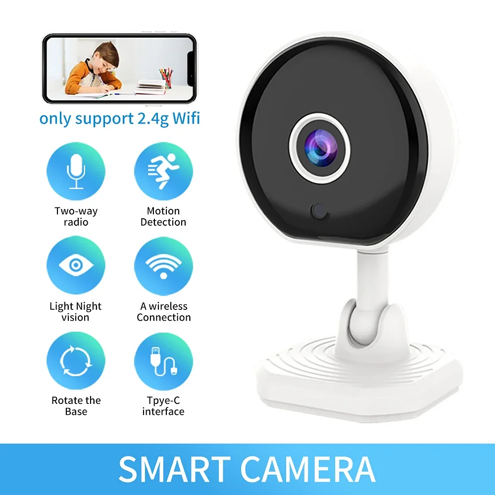 Wireless Video Recorder Baby Monitor Night Vision Nanny Cam Security Protection Surveillance IP Camera Motion Detection Wifi New