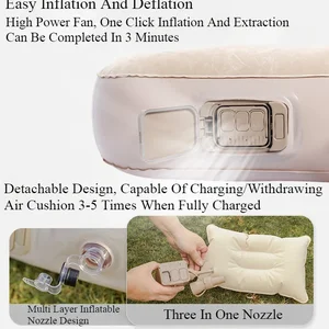 Moutaihiker 2025 Nệm không khí bên trong Glamping Băng thẳng PVC Treadmills Nệm ngủ 1/3 người trại 8 Giường di động bán hàng chính - №6