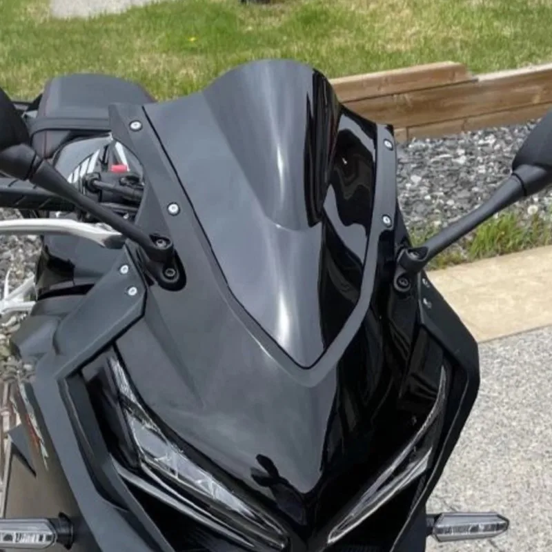 

CBR650R лобовое стекло мотоцикла Touring Flyscreen двойной пузырьковый дефлектор ветра протектор для Honda CBR500R CBR400R 2019-2022 202