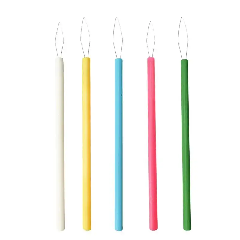 10 Stück Nähnadel-Einfädler, Nähwerkzeuge, zylindrische, bunte Nadel-Einfädler, Nähzubehör für DIY-Projekte – Detail 9