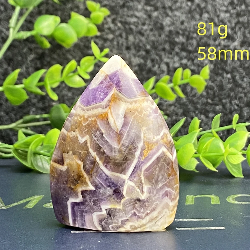 Fantasy Amethyst Crystal Tower Free Form Torch Hand Carved Healing Aura  Feng Shui  Warding Off Evil Spirits  Home Decoration