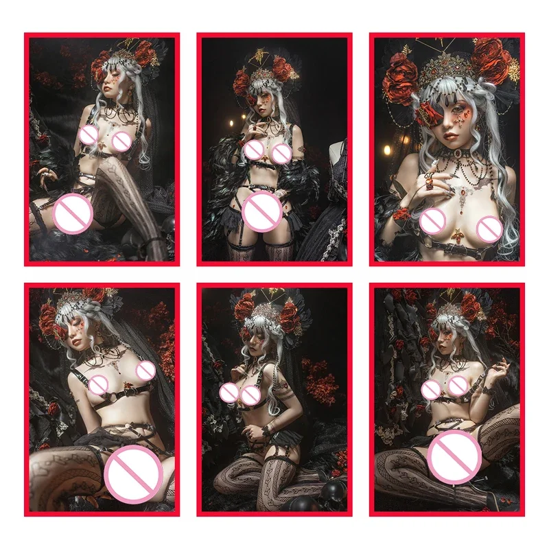 Nackte Cosplay-Sammelkarte, 24 Stück, ACG, sexy nackte Karten, Spielzeug für Erwachsene, COSER DIY, 5,4 x 8,6 cm, Goddess Story, Jungen-Sammlerstücke Nr. 10