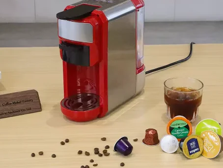 Semi Auto NP Coffee Capsule Machine 6 in 1 Instant Multi Capsule Coffee Maker