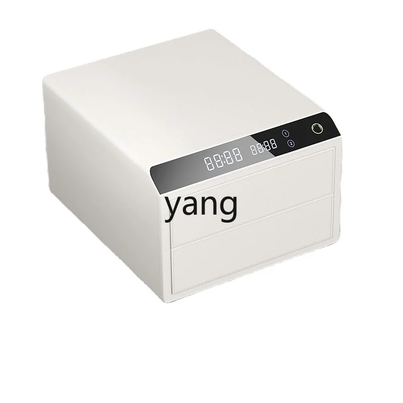 Lmm jewelry box fingerprint jewelry cabinet safe cabinet double cabinet household small storage safe.