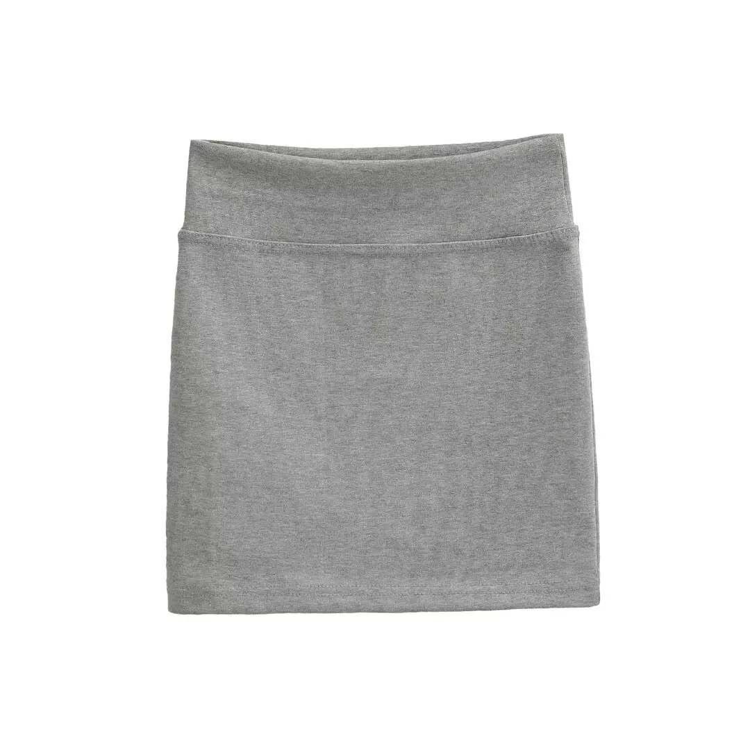 تنورة قصيرة ضيقة مثيرة بخصر مرتفع للنساء، مناسبة للارتداء الخارجي في الصيف، تنانير قصيرة رياضية بلون واحد بأسلوب عملي