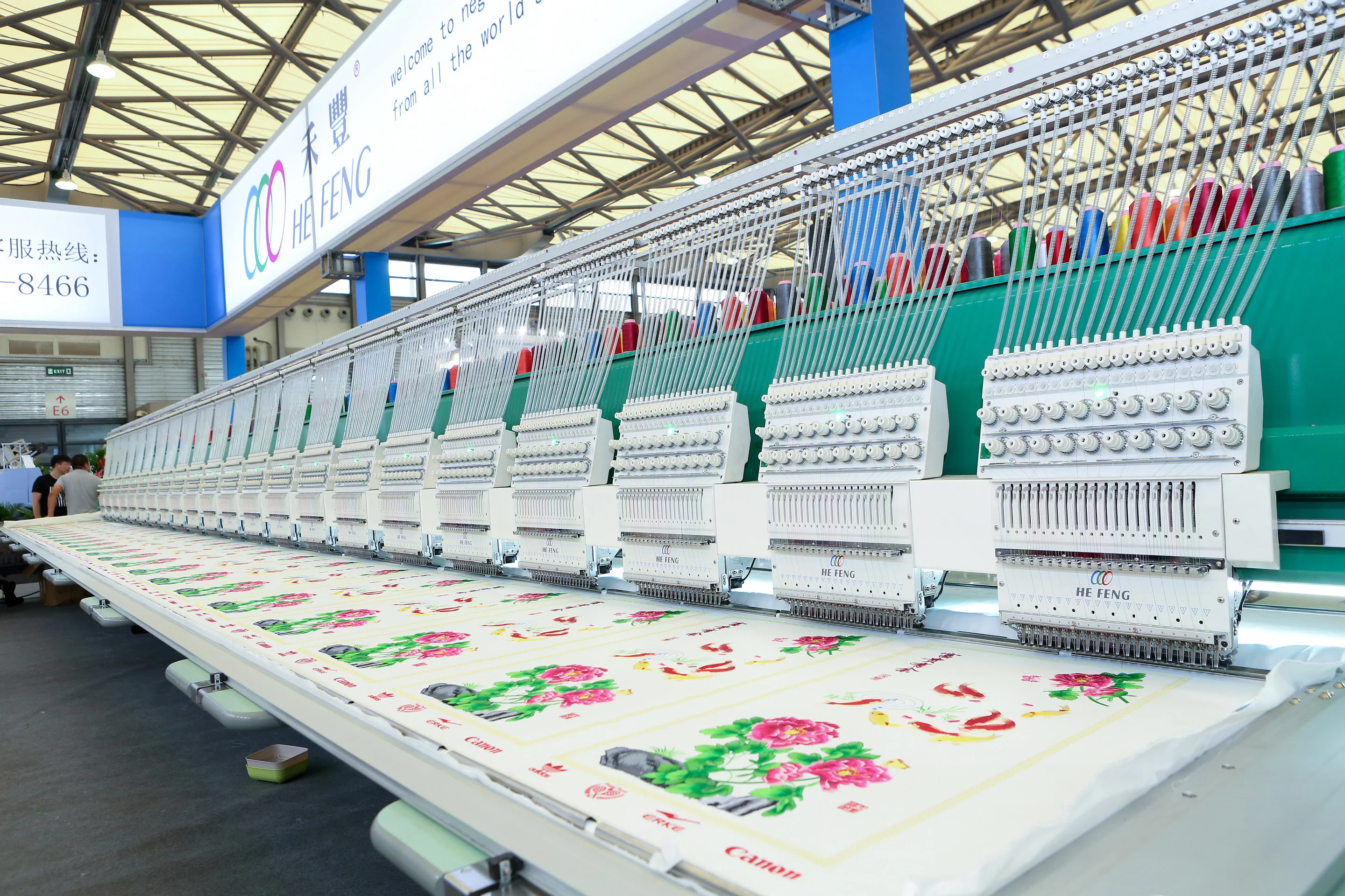 Automatic New 24 Heads 20 Needles Computer Embroidery Machine Cost