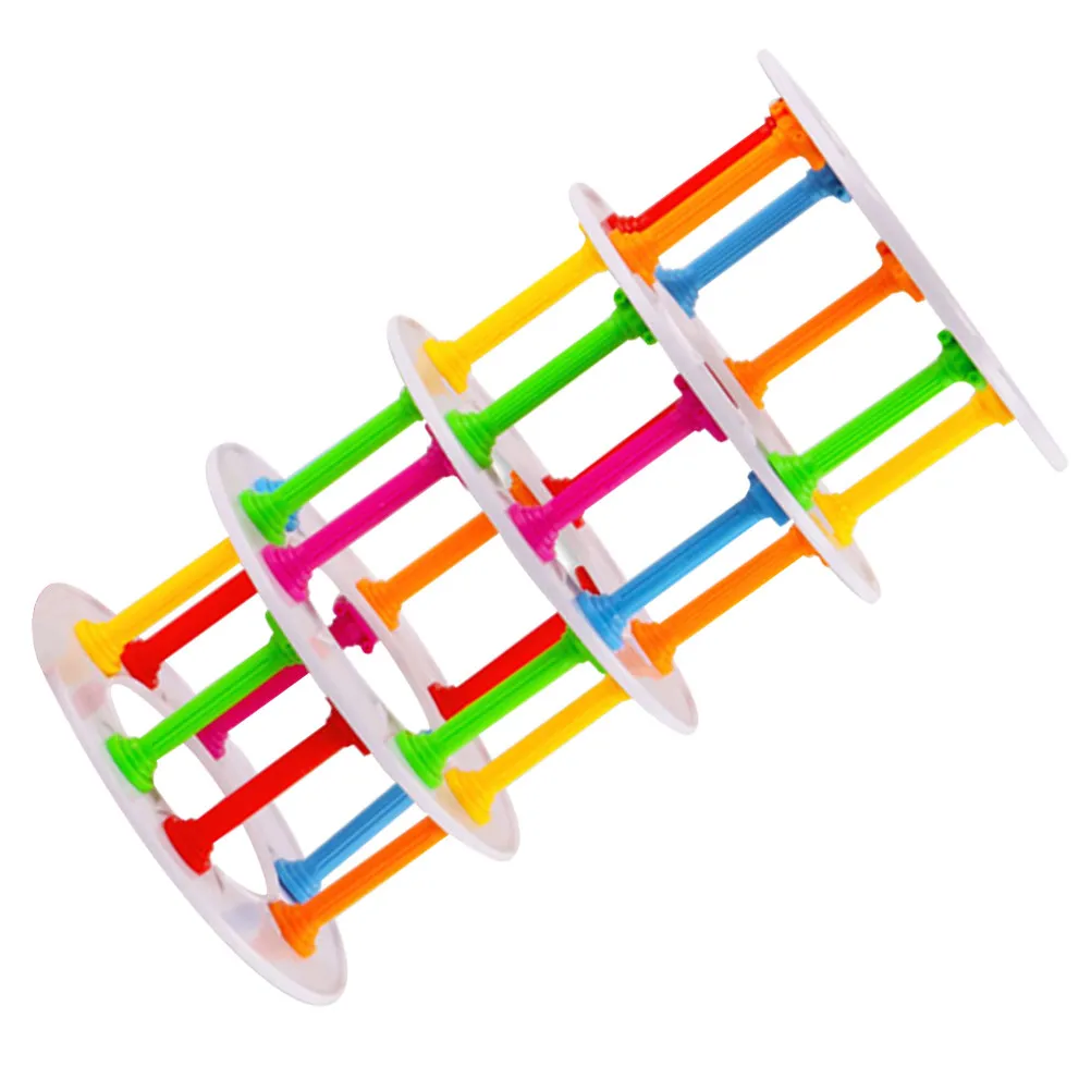 

1Set Balance Educational Plastic Blocks Colorful Stacking Parent Child Activity Kids Hand Eye Coordination Development Game