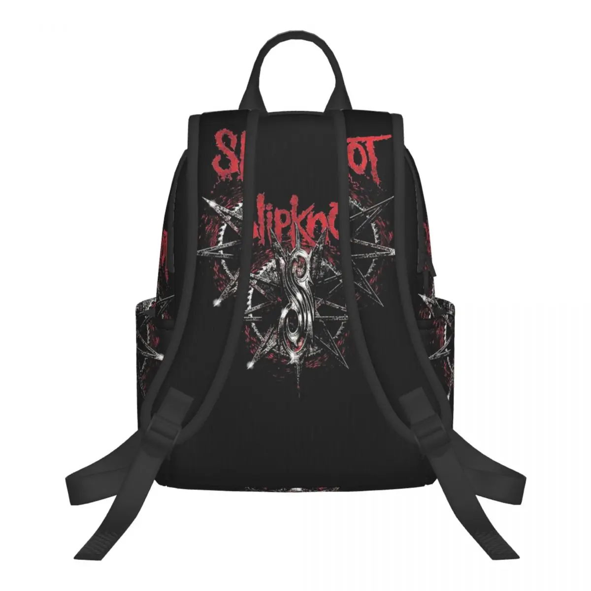 S-Slipknots Heavy Mental Music Student Backpack School Bag Hiking Travel Daypack for Men Women Fashion Bookbag Shoulder Bags