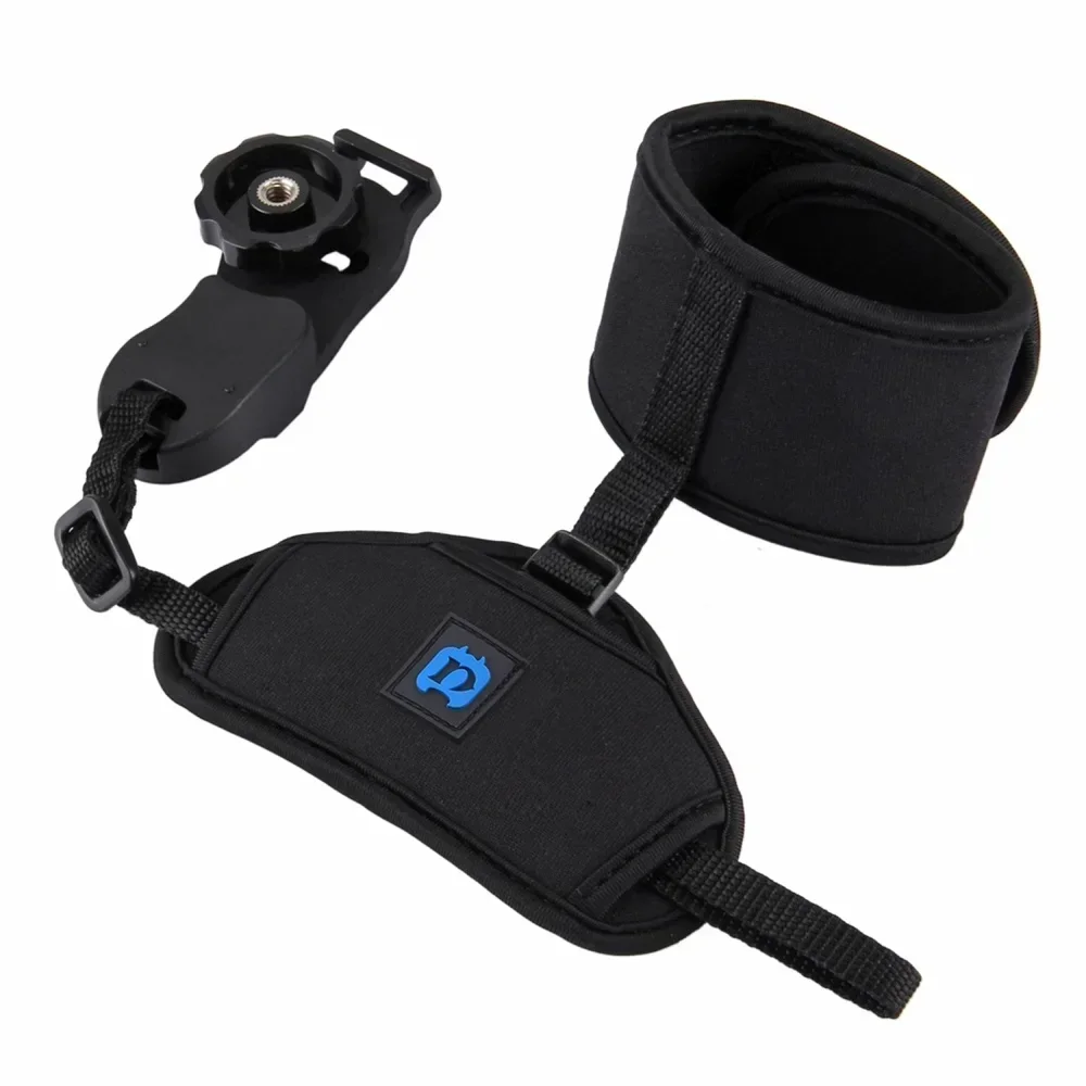 Soft Hand Grip Wrist Strap With Inch Screw Plastic Plate Professional Camera Accessory For SLR/DSLR Camera