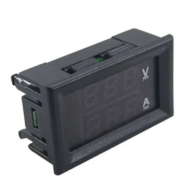 W/Connecting Line Power Meter Voltmeter Ammeter 100% Brand New 3 Digit DC 100V 10A Digital Dual LED High Quality