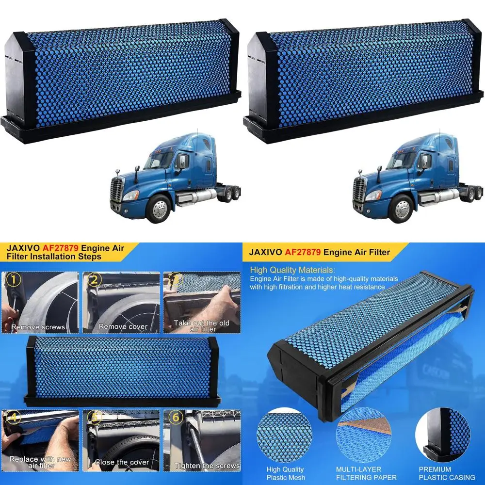 

Воздушный фильтр для грузовиков Freightliner Cascadia 2008-2017, M2 2010-2016, с двигателями DD13, DD15, DD16, Cummins ISX12, ISX15, замена CA5