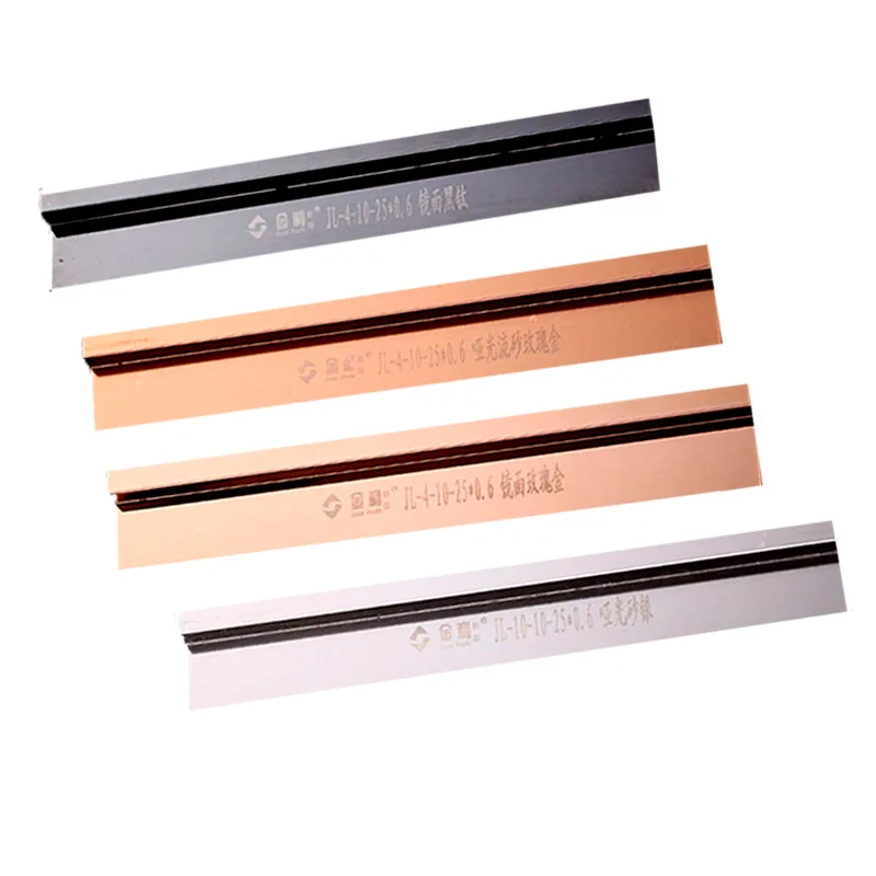 Customized. Factory Stainless Steel External Corner Line Decorative Strip Skirting Line Trimming Line Tile Decorati