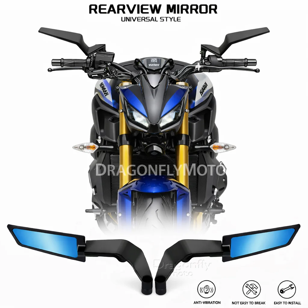 For MT09 MT 09 SP 2025 Motorcycle invisible rearview mirror rearview mirror sports winglet rearview mirror kit side mirror