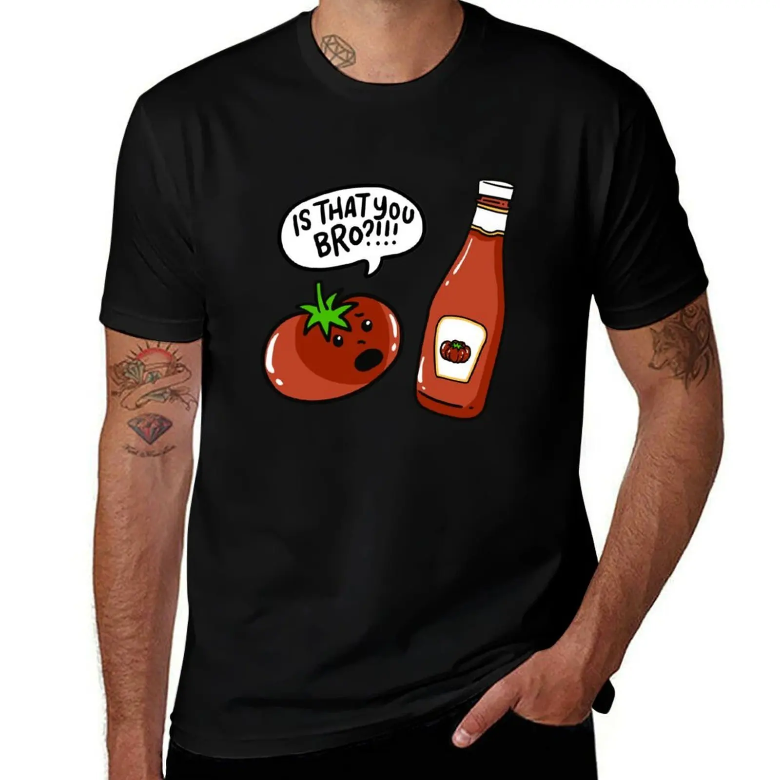 

Gift for Ketchup Lovers T-Shirt t shirts designer black cotton t-shirt plain for man package T-Shirt