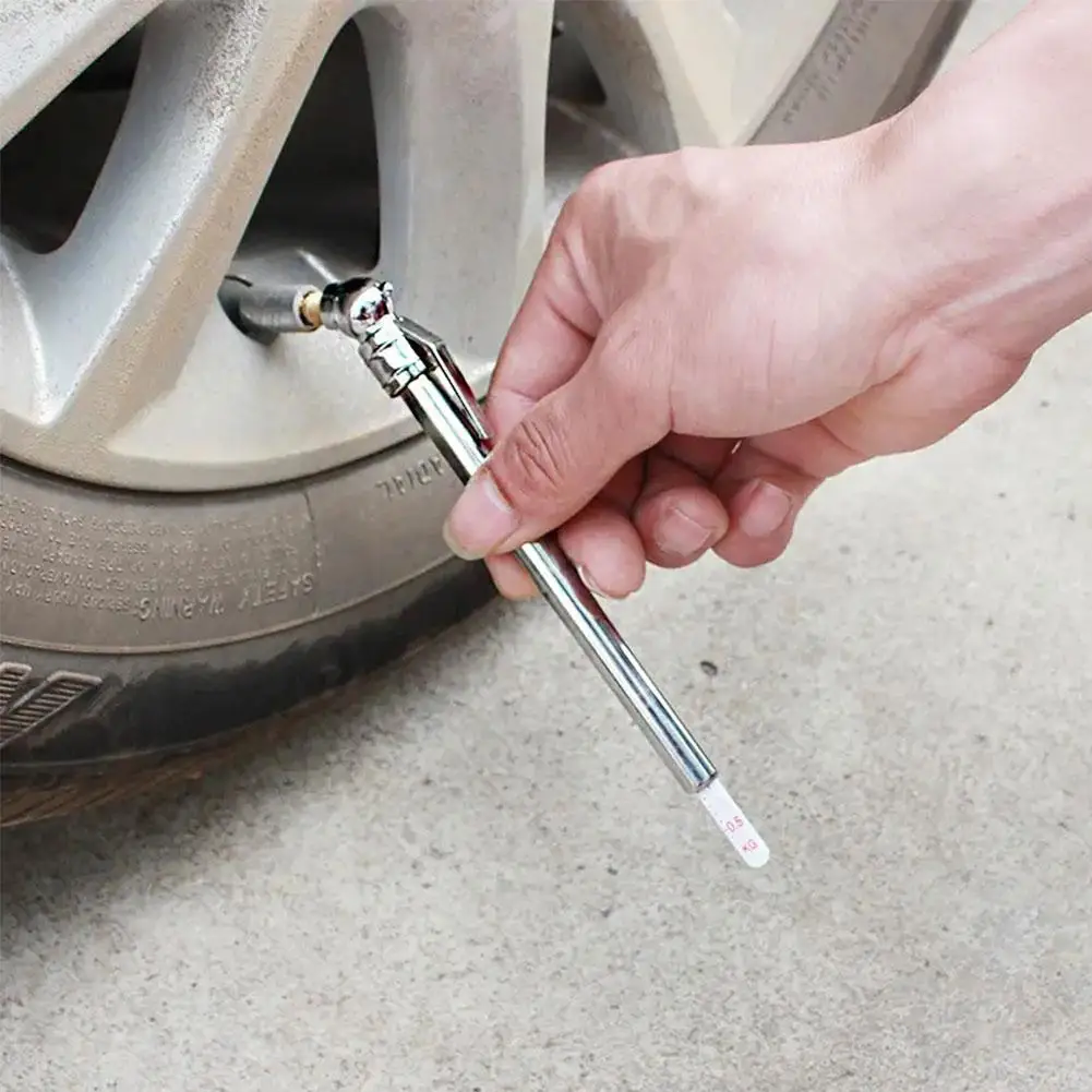 Car Tire Pressure Pen Detector 5-50 PSI Pressure Gauge Universal Car Styling Tire/Tyre Air Pressure Test Meter Pen Shape