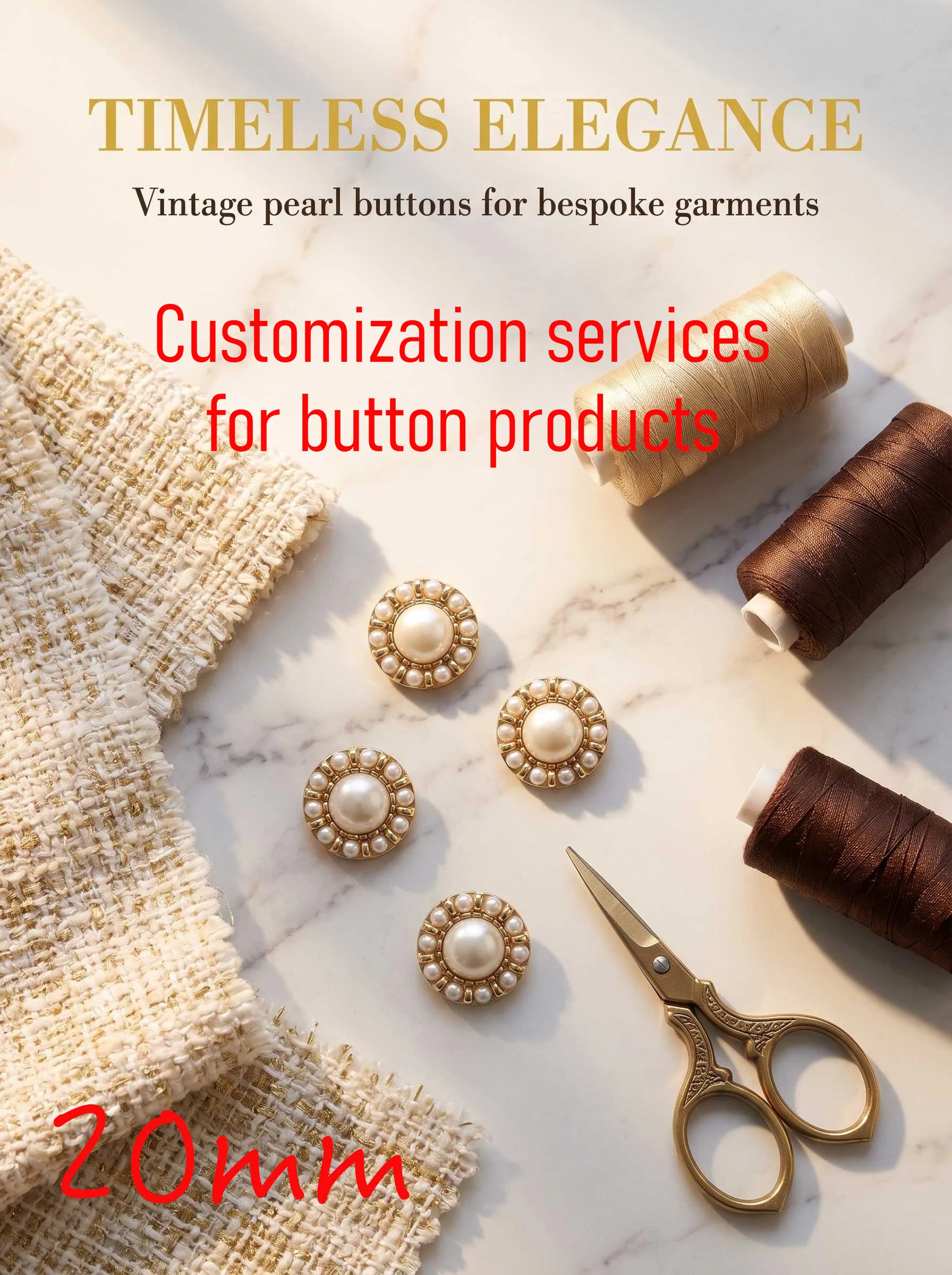 Customization services for button products
