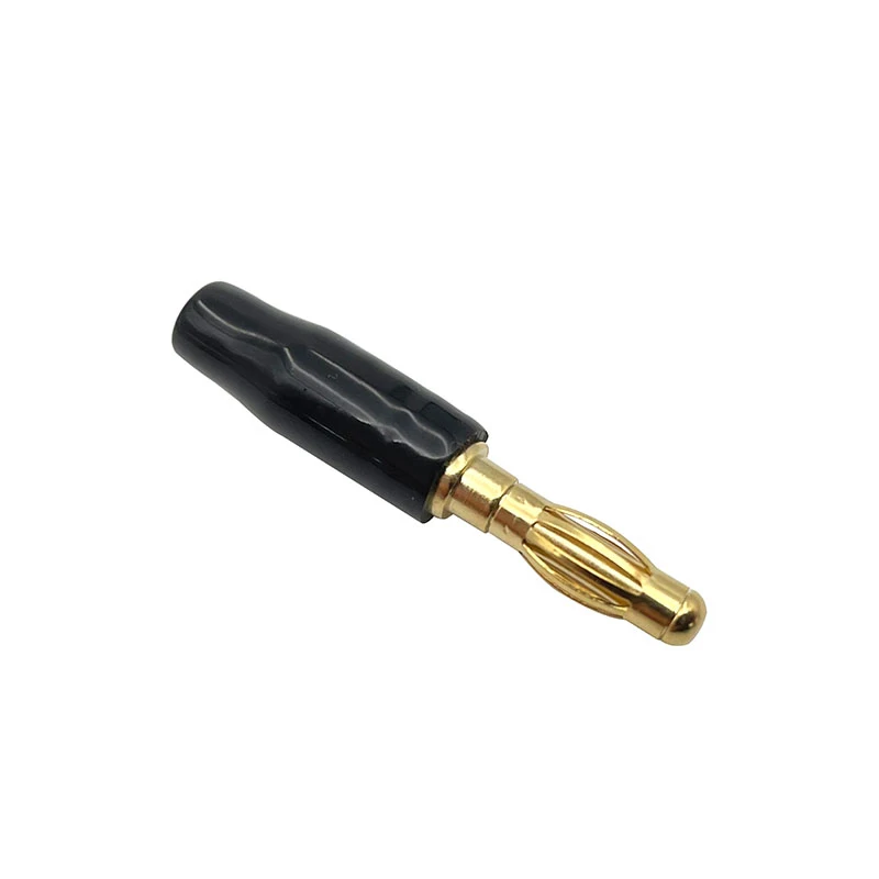 20 قطعة موصل الموز المطلي بالذهب لمحطة مكبر الصوت الموسيقي