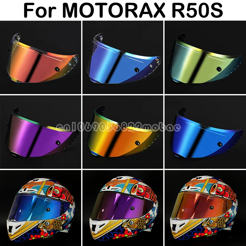 

Motorcycle Helmet Visor for MOTORAX R50S Moto Casco Viseira Original Replacement Fall Face Windshield Lens Helmet Accessories