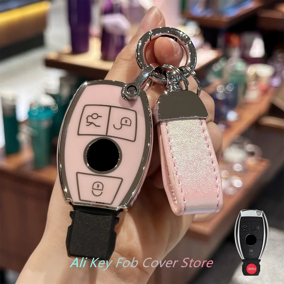 Key Fob Cover Leath…