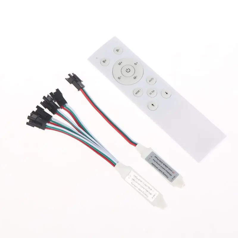 Versatile 12Key Running-Water Controller 4 Channel Control RF Remote LED Running-Water Controller For WS2811 LED Strip Light